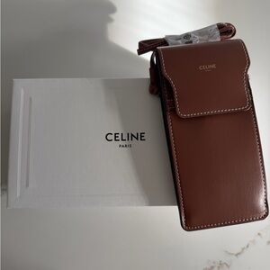 Celine Accessory Crossbody With Flap Tan